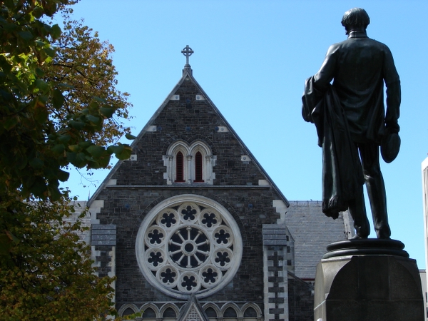 Admiring the Cathedral
