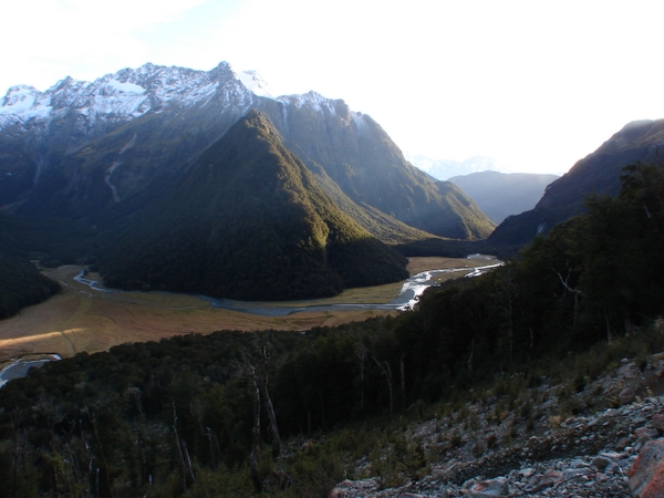 Routeburn Flats from Above